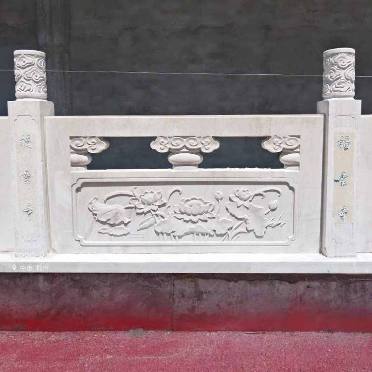 石栏杆-供应济南市石材栏杆雕刻制作安装