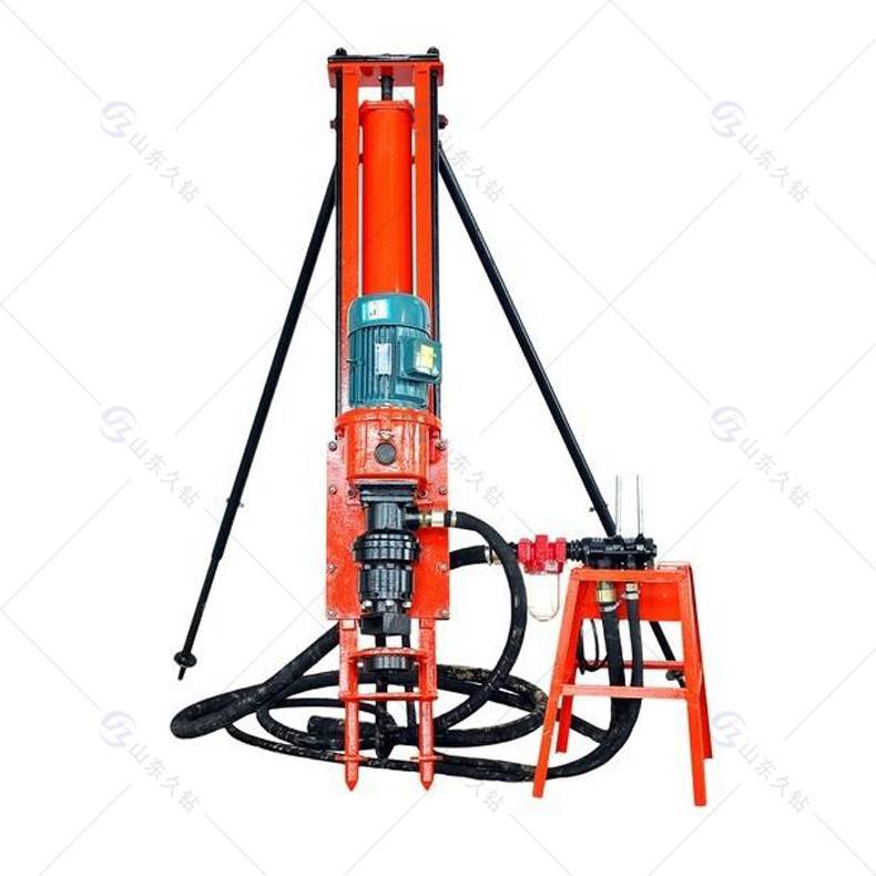 久钻小型潜孔钻机型号齐全FD-70轻便气动坑道钻机效率高