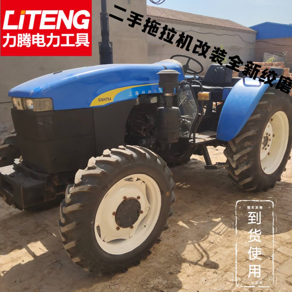 工艺化打造拖拉机绞磨机山东电缆放线作业绞磨机厂家改装二手拖拉机绞磨