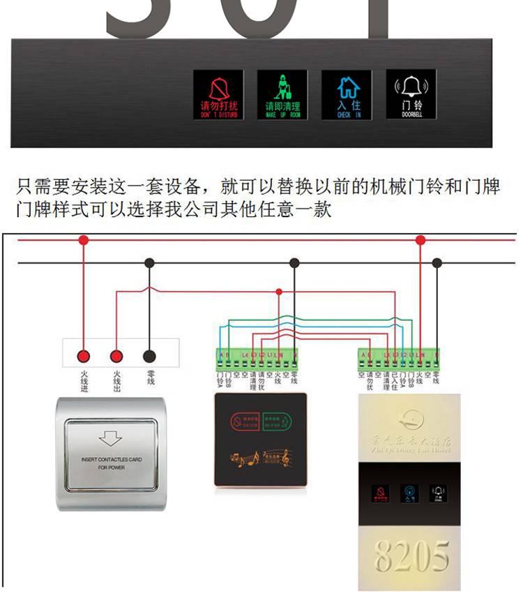 门显接线图酒店图片