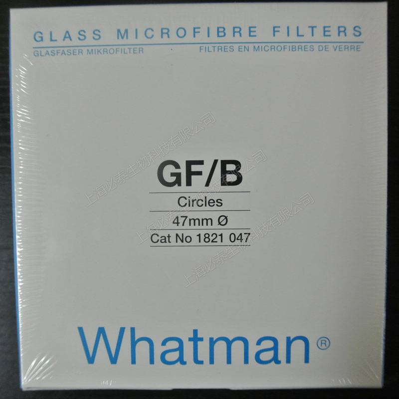 1821-047Whatman沃特曼47mm玻璃微纤维滤纸GradeGF/B