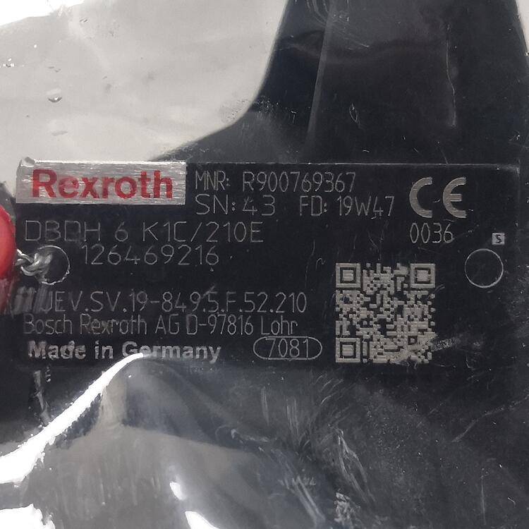 Rexroth/R900769367DBDH6K1C/210E/限压阀