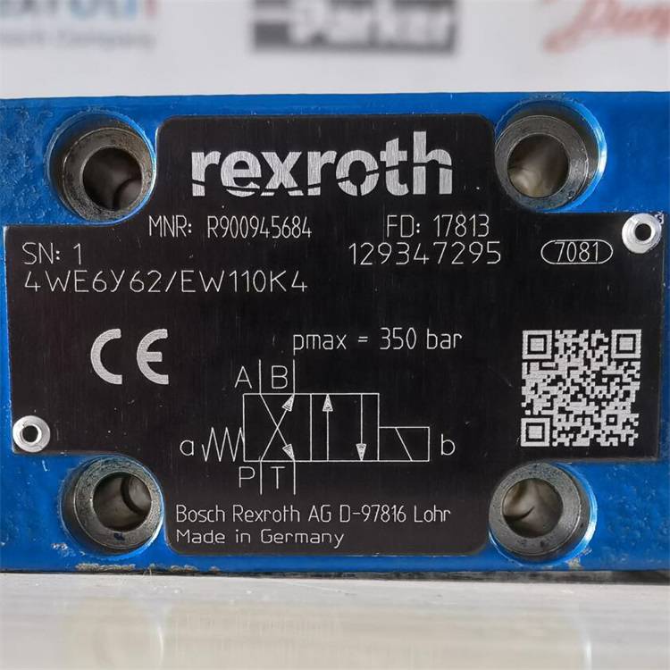 Rexroth/液压阀/R9009456844WE6Y62/EW110K4