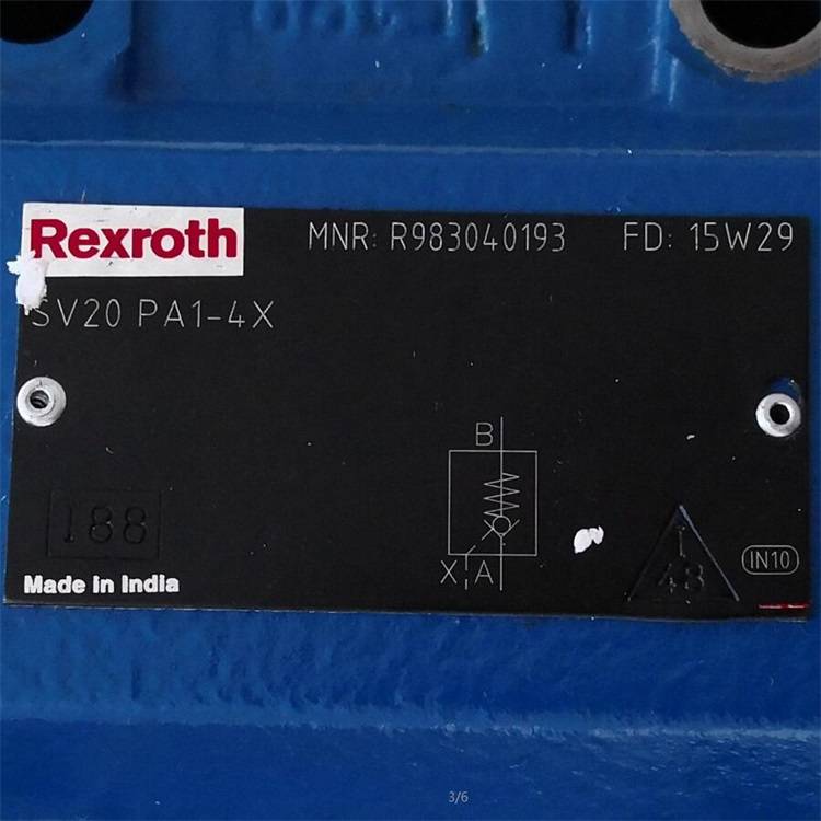 Rexroth//R983040193SV20PA1-4X///先导式单向阀