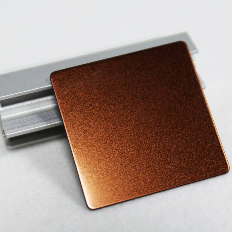 喷砂红铜金不锈钢高档不锈钢镀色板质量保证