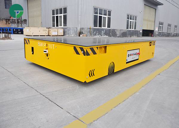 BWP-10吨铅酸蓄电池电动平板车无轨转弯电动平车运输车