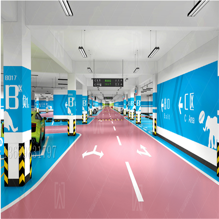 河北停车场3D立体效果图设计方案公司