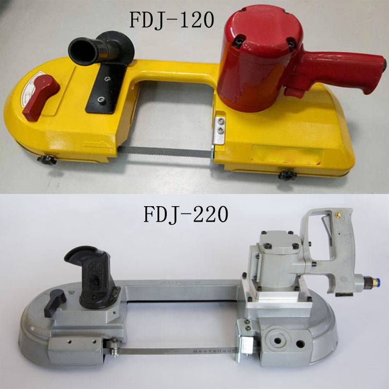 FDJ-120手持式矿用线锯气动线锯矿用气动带式锯120/100矿用线锯型号