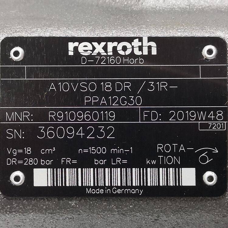 Rexroth//R910960119AA10VSO18DR/31R-PPA12G30