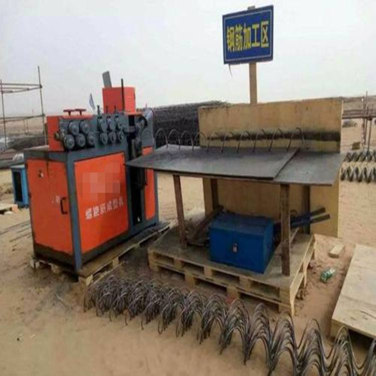浙江省杭州中拓厂家出售高铁螺旋筋成型机钢筋螺旋筋成型机生产效率高