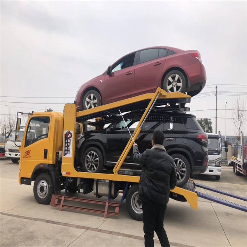 汽摩及配件 专用汽车 其他专用汽车 c证可开的蓝牌2位板双层轿车运输