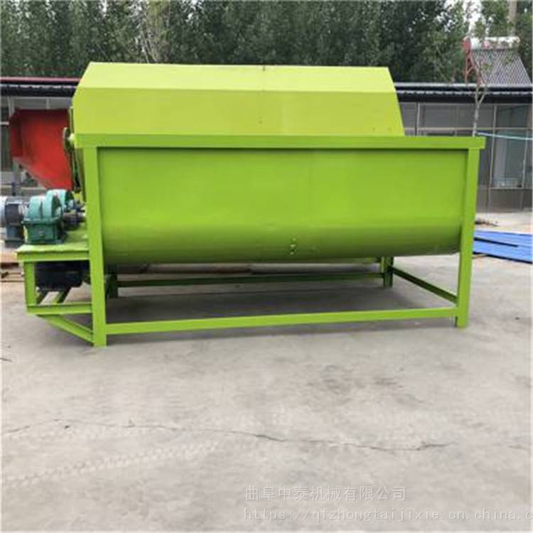 兴宾区牛羊精粗草料搅拌机 卧式双拨齿拌料机