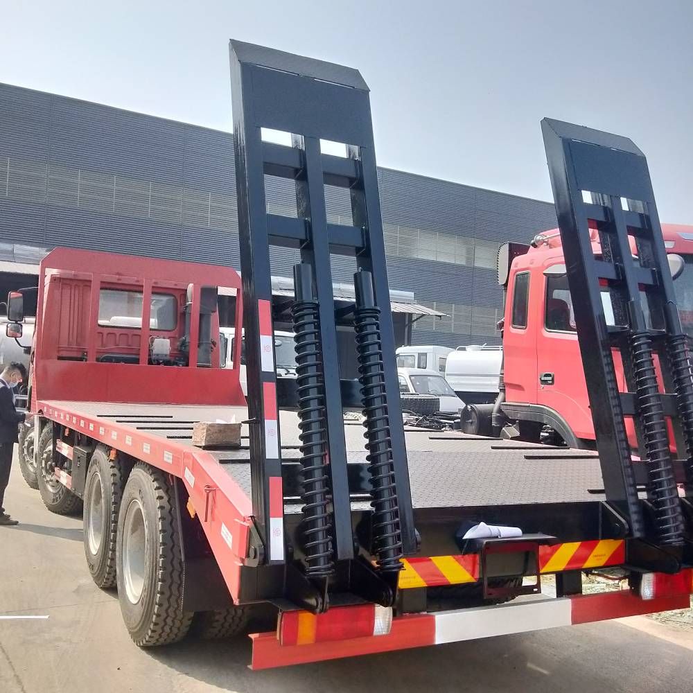 解放j6国五平板运输车 平板运输车10吨 重汽平板运输车