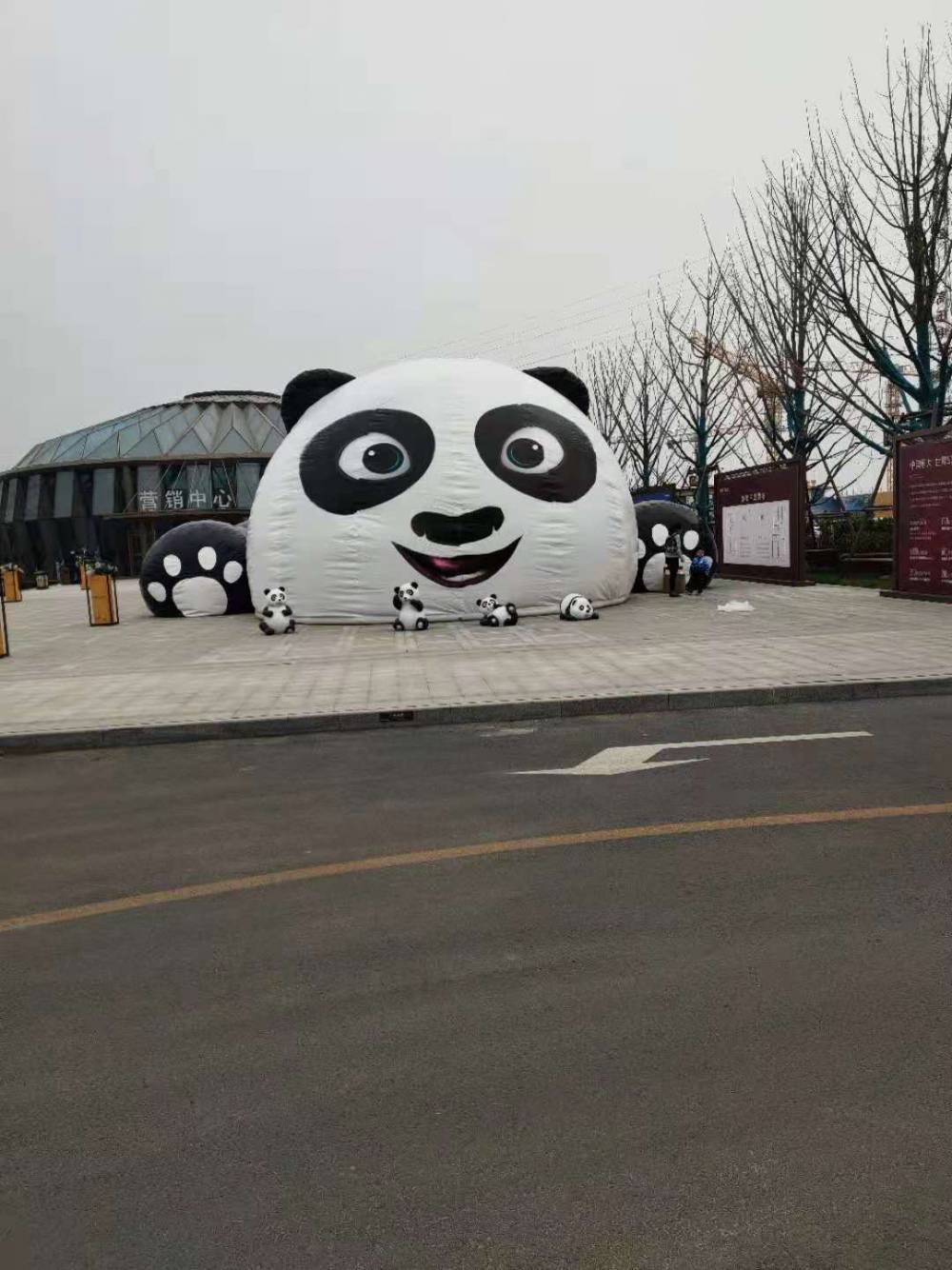 京津冀气模熊猫岛乐园租赁活动道具熊猫岛乐园制作出租