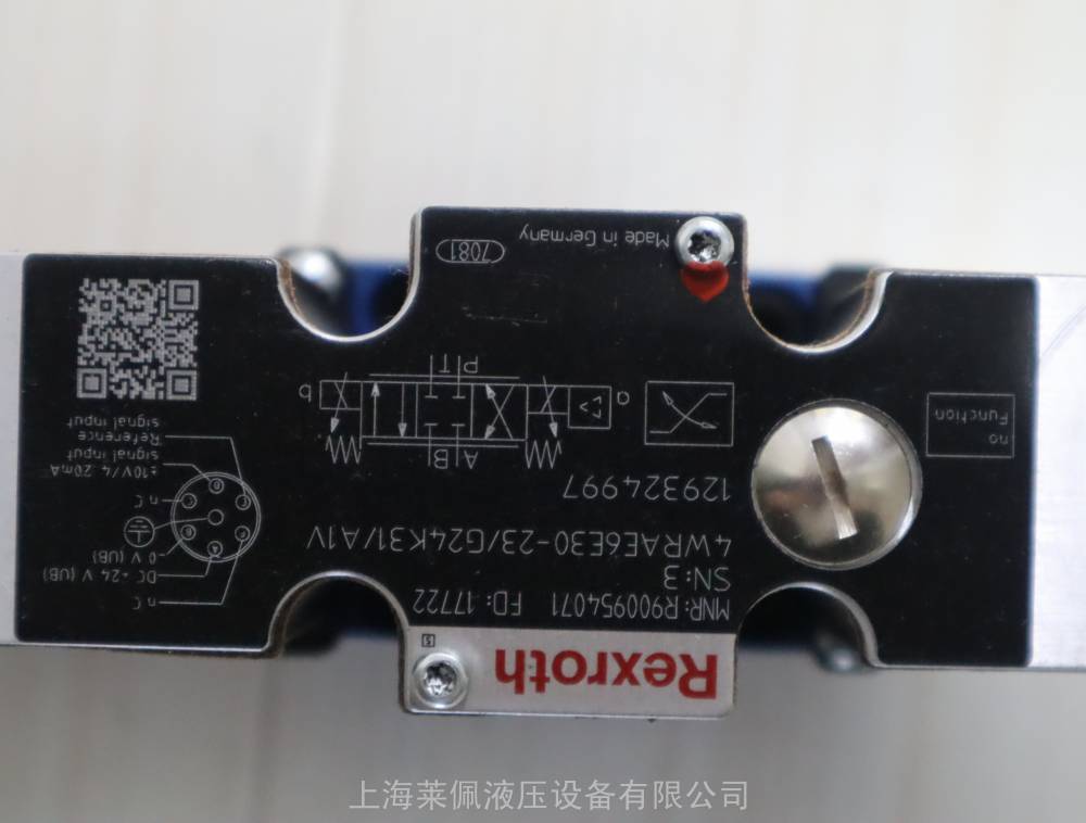 R9009540714WRAE6E30-23/G24K31/A1V比例阀REXROTH力士