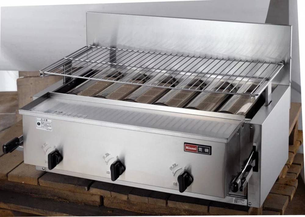 >  机械及行业设备 >  炊事设备 >  日本rinnai林内底火六管烧烤炉rga