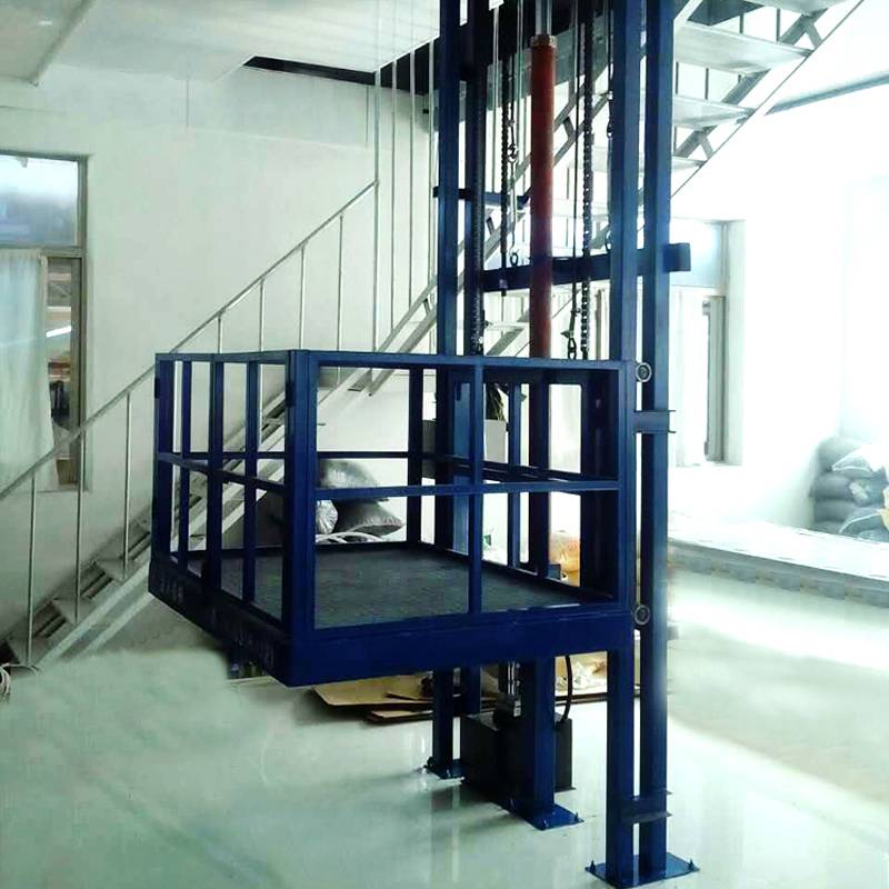江西南昌厂房装卸平台升降货梯链条升降机导轨货梯液压升降机