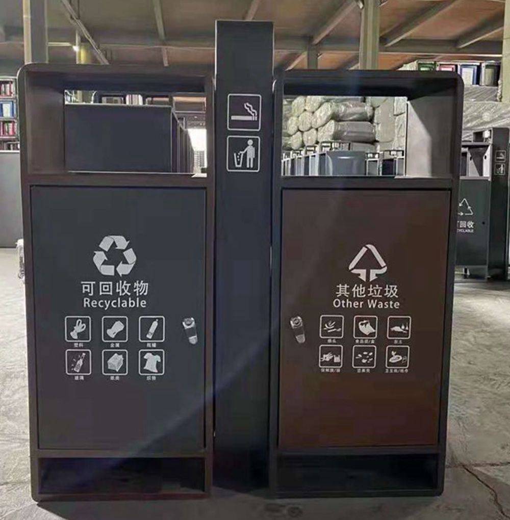 昆明垃圾桶定制 来图定制分类垃圾桶 不锈钢垃圾桶批发