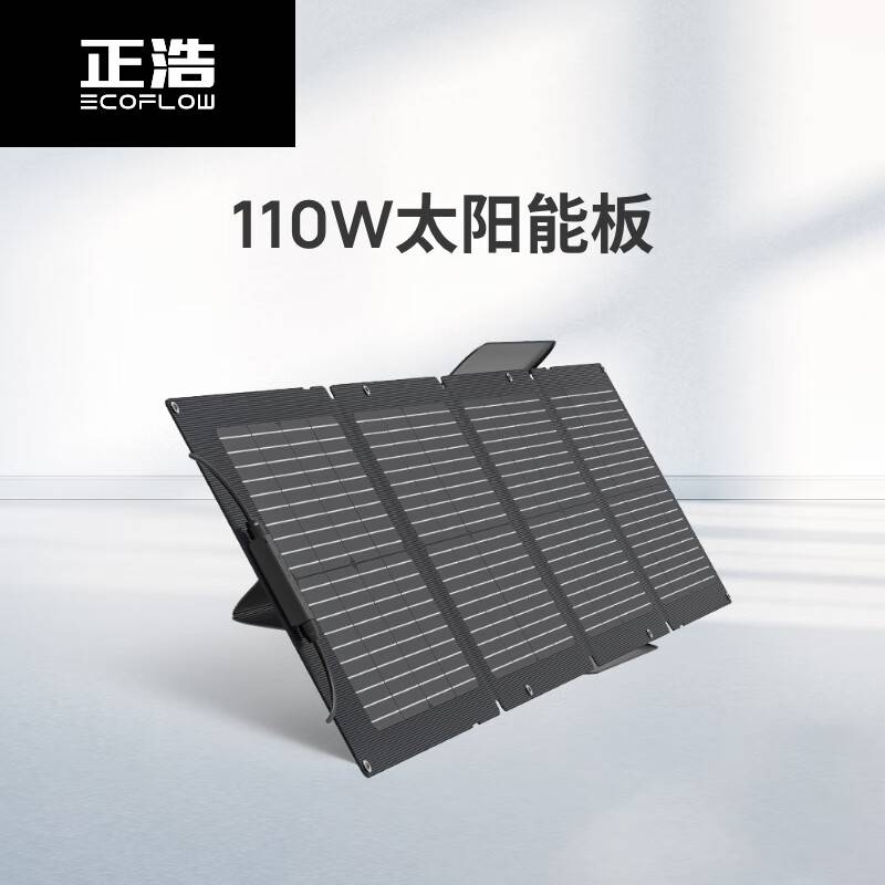 EcoFlow正浩户外110W太阳能板移动轻巧便携露营备用光伏发电