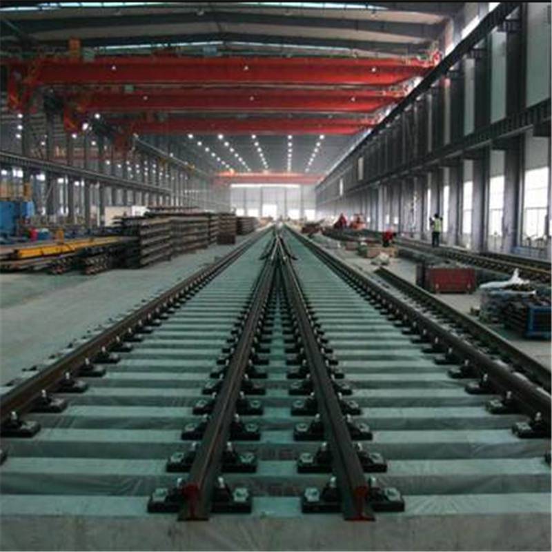 高强度、高韧性道岔合金钢材质制造具有优异耐磨性能道岔60R2或59R2道岔