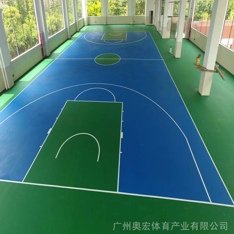 四川塑胶篮球场施工