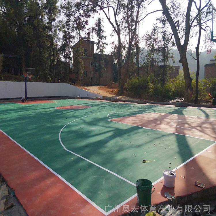 山东菏泽硅PU篮球场塑胶场地厂家，塑胶篮球场管理
