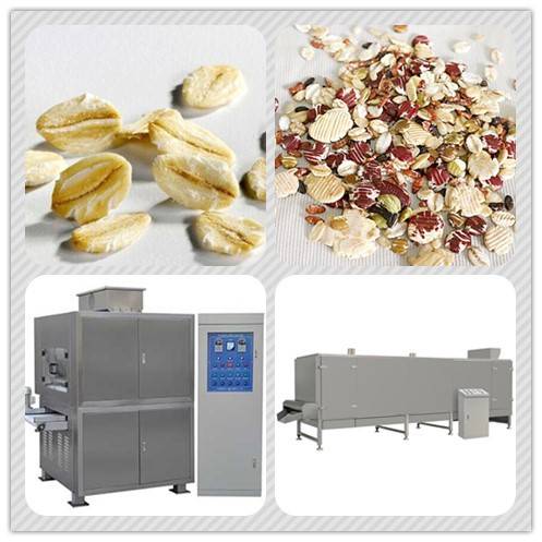 河北麦片生产线快熟杂粮薄片设备五谷杂粮片加设备机械定制