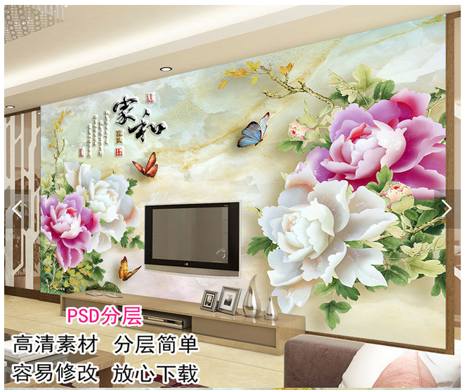 精品上线仿玉石3D浮雕背景大约价位多少