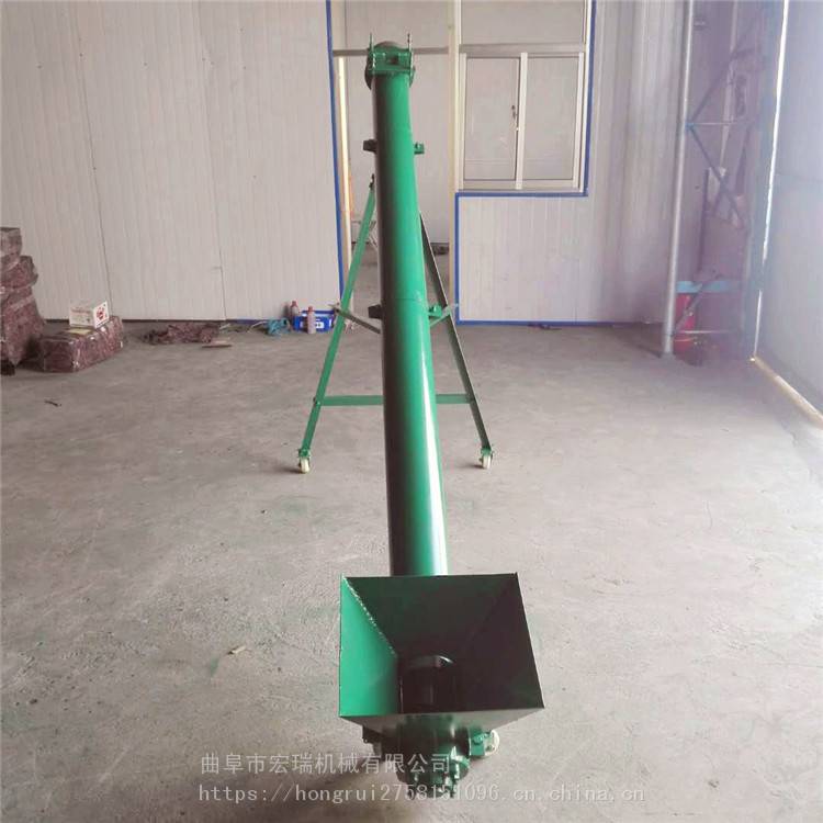 襄阳u型螺旋提升机定制电动不锈钢上料机有轴管式螺旋输送机