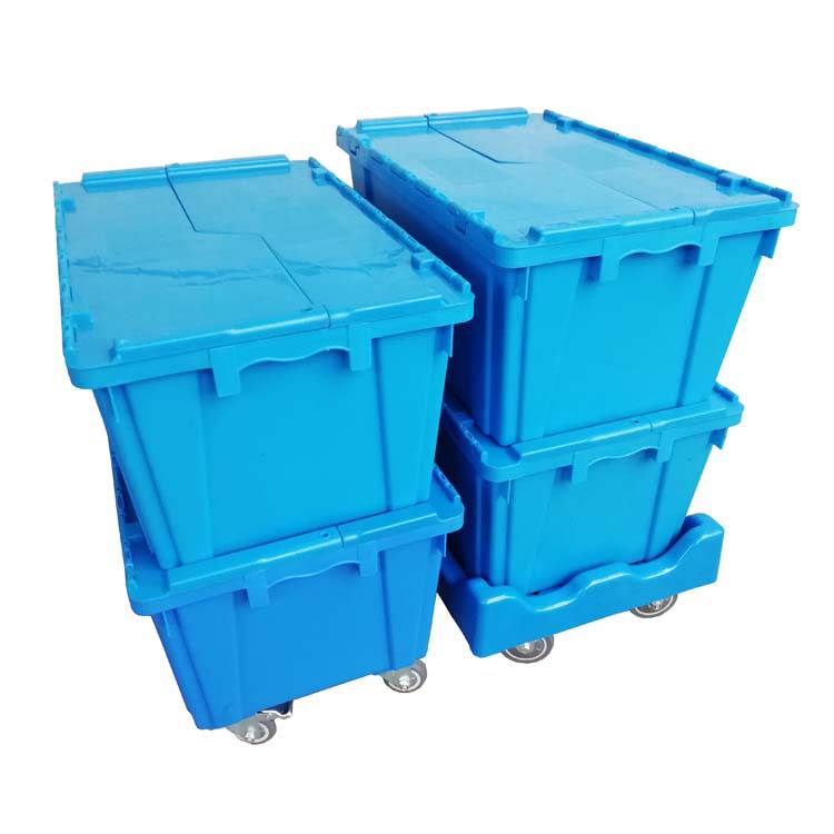 出口外销国际贸易外贸企业斜插箱欧美搬家公司塑料物流周转箱