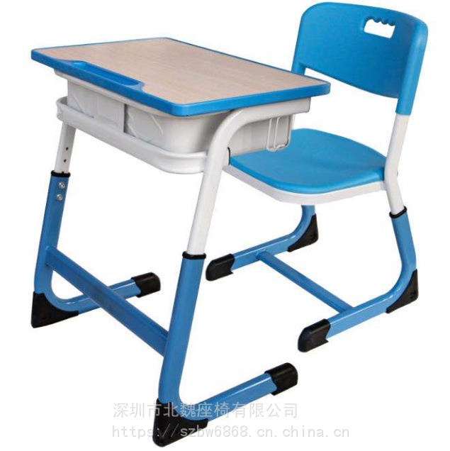 深圳钢木课桌椅厂家塑料升降课桌椅教学桌椅生产厂家