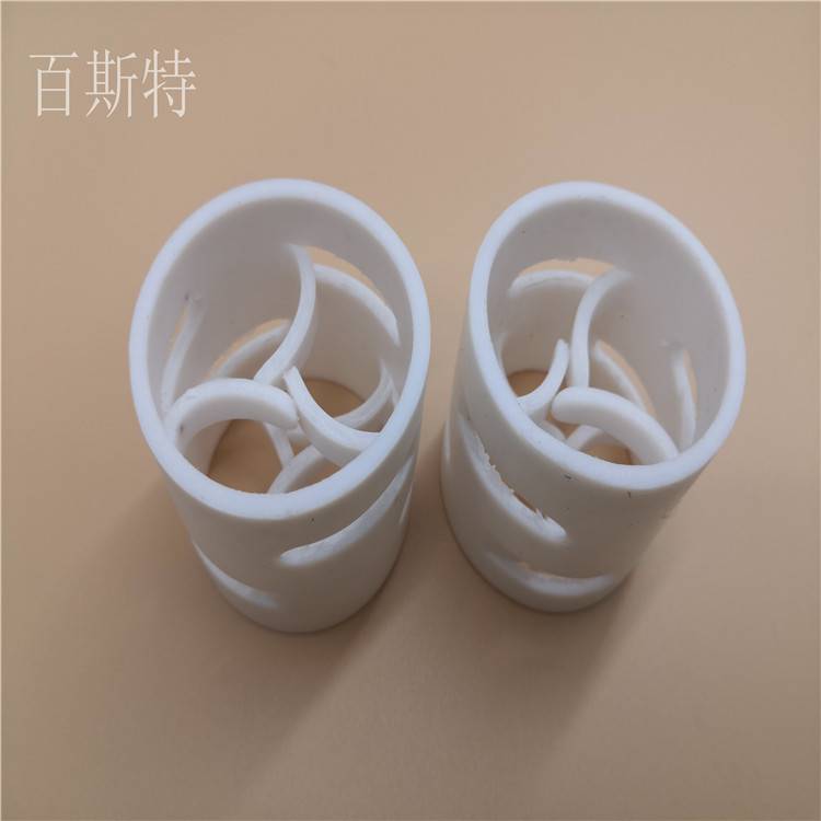 百斯特定制四氟鲍尔环填料PTFE材料具有耐高温耐腐蚀特性