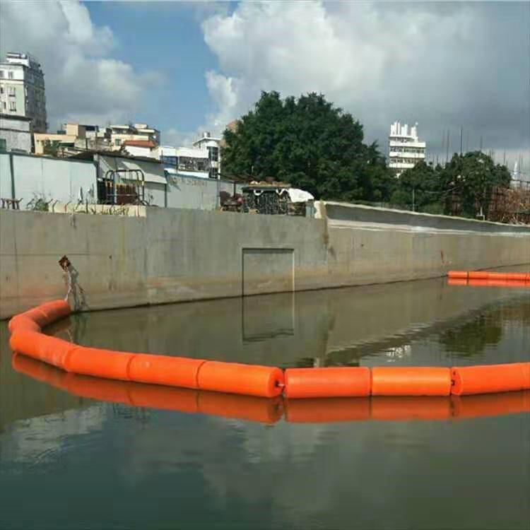 海岸警戒线塑料浮子警示浮筒水上拦污施工案例水库禁航浮漂