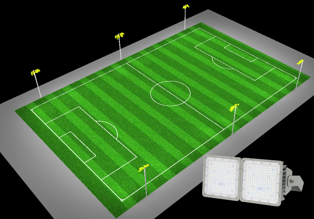 11人制足球場led照明燈足球場高杆燈300w500w足球場燈具