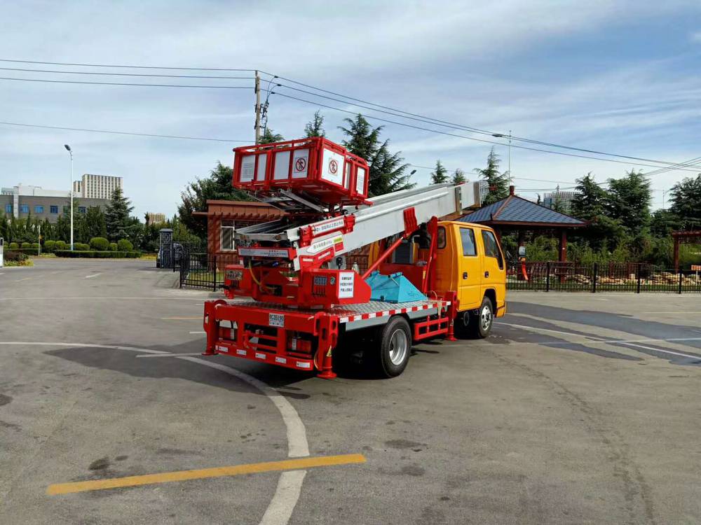 汽摩及配件 專用汽車 高空作業車 國六江鈴32米雲梯搬運車咋賣 上一