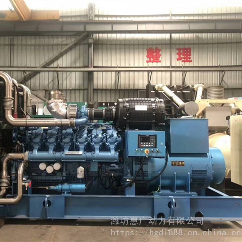 潍柴电力720KW燃气发电机组WPG990*7NG3 煤层气发电站