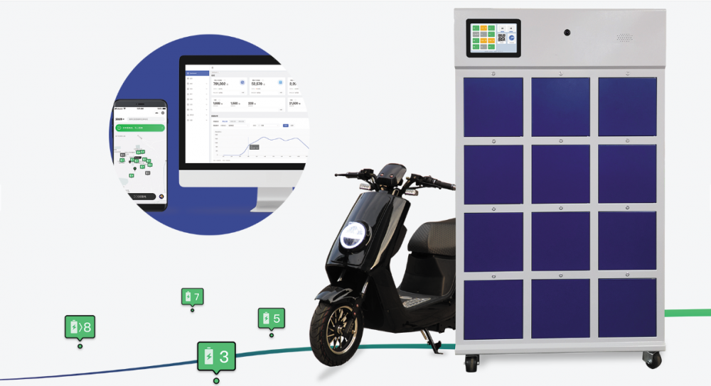 电动车铁塔换电柜