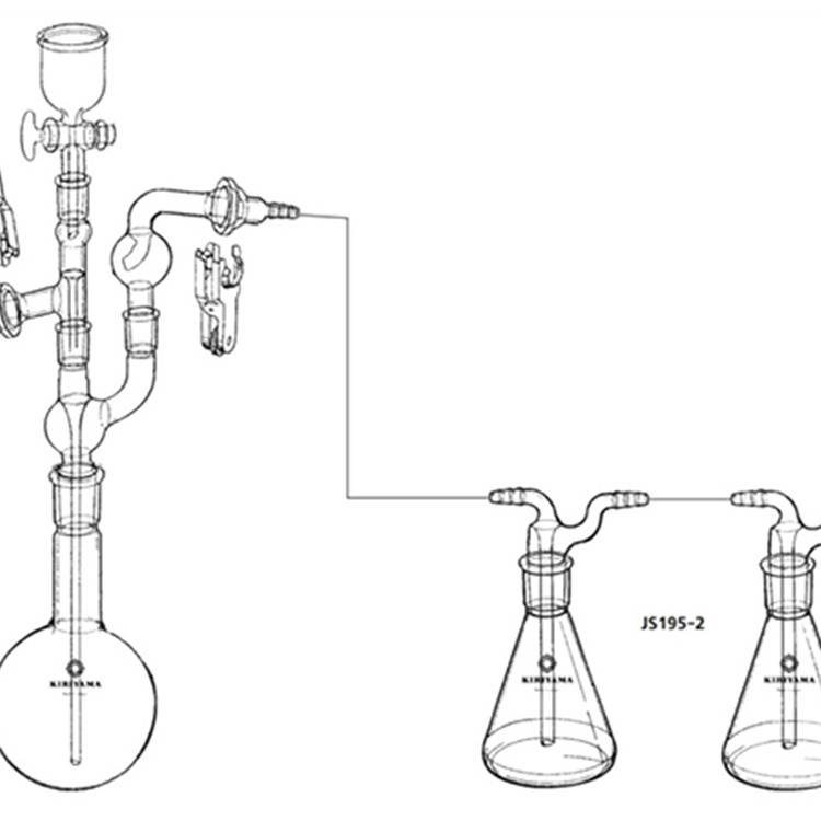 进口实验室硫化氢发生及吸收装置JS195-2日本桐山製作所