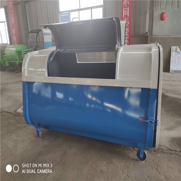吉林钩臂式垃圾箱 6方垃圾箱 尺寸