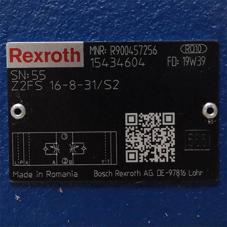 Rexroth/R900457256Z2FS16-8-3X/S2/单向节流阀