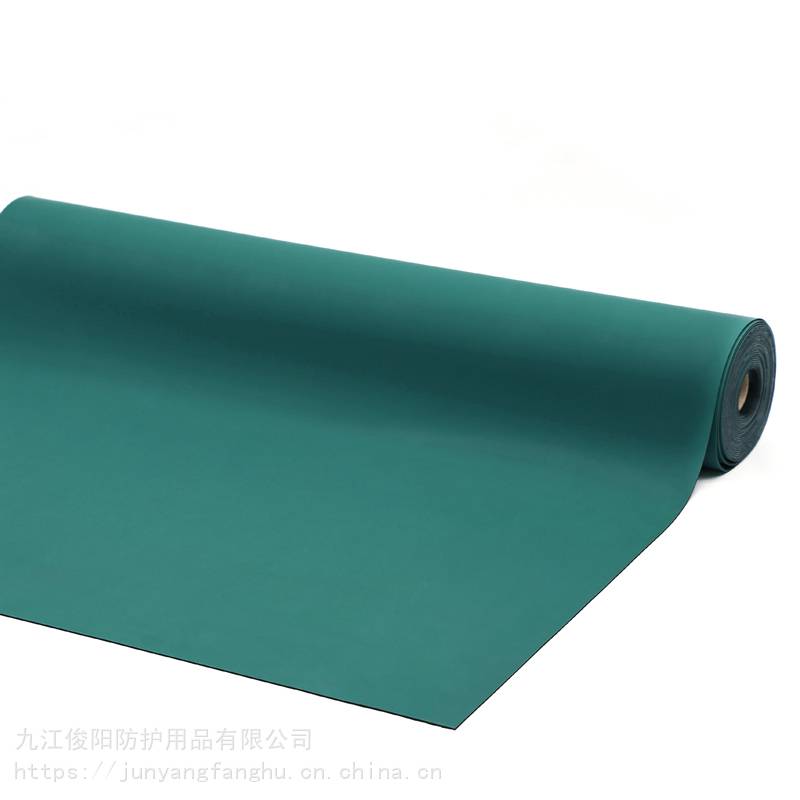 生产绿色2MM厚防静电台垫 胶皮
