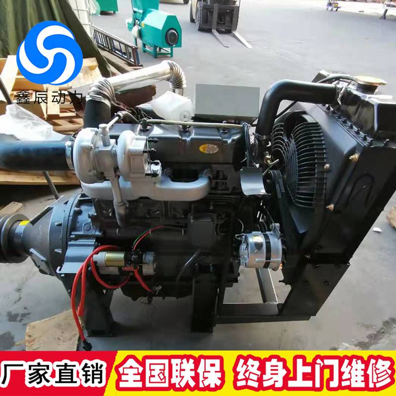 潍坊潍柴发电机柴油三相380V柴油机发动机四缸涡轮增压器4105ZD
