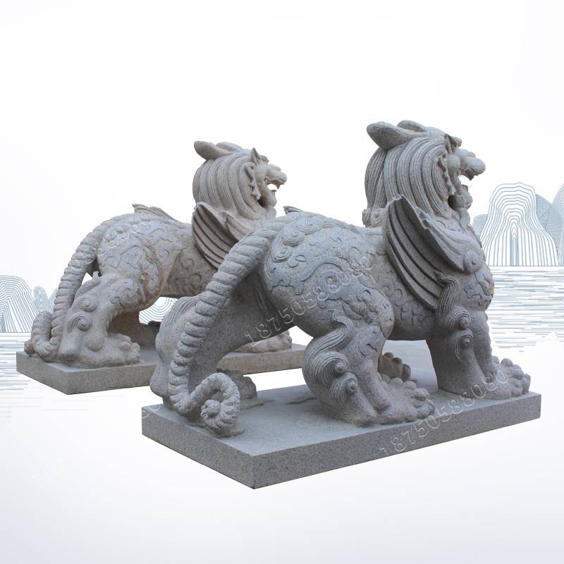 銀行石雕貔貅654石材老石雕獅子