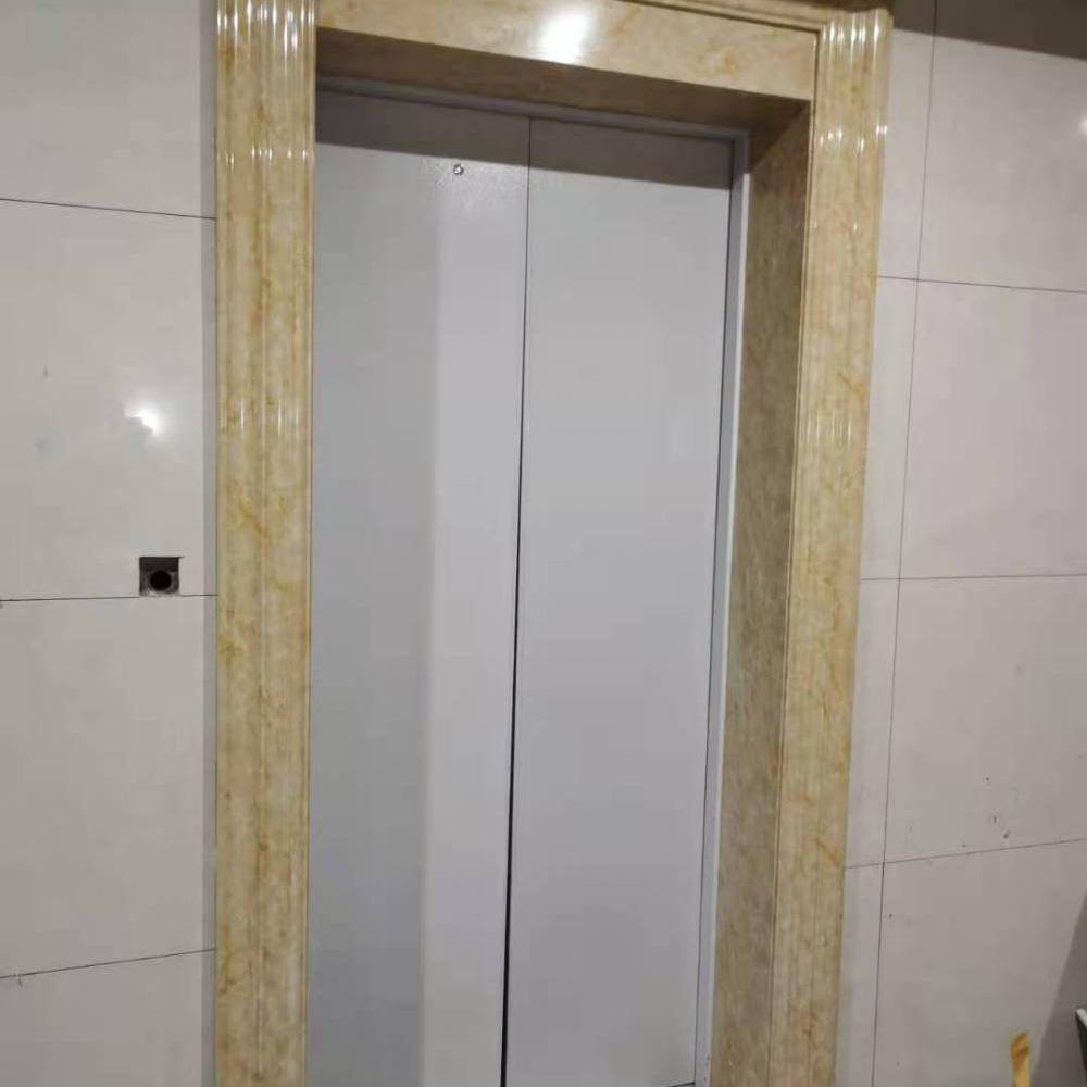 石塑树脂电梯门套蓝珀人造石水转印电梯包门框