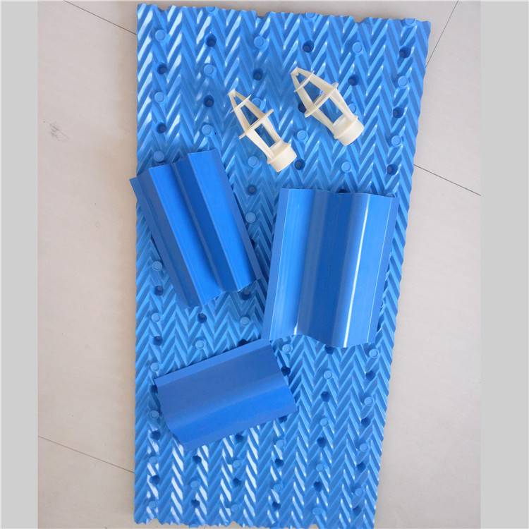 玻璃钢冷却塔填料PVC冷却塔填料的组装方式粘接串杆串杠