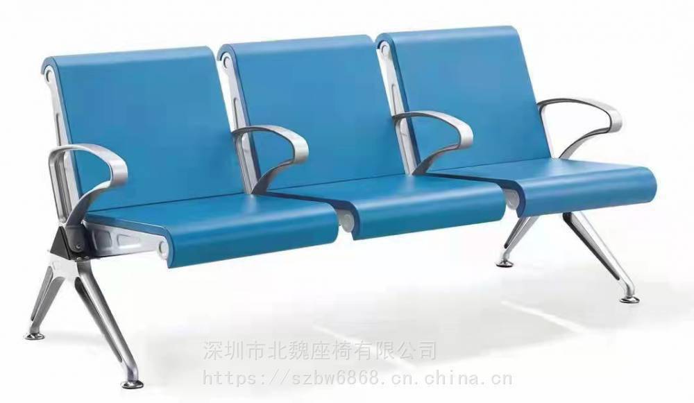 办公室公共椅 不锈钢机场排椅 车站等候座椅 连体椅