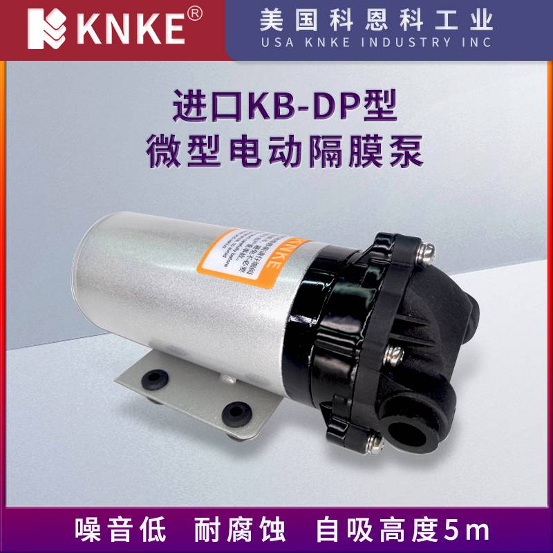 进口微型电动隔膜泵 耐高温耐高压不锈钢 美国KNKE科恩科品牌