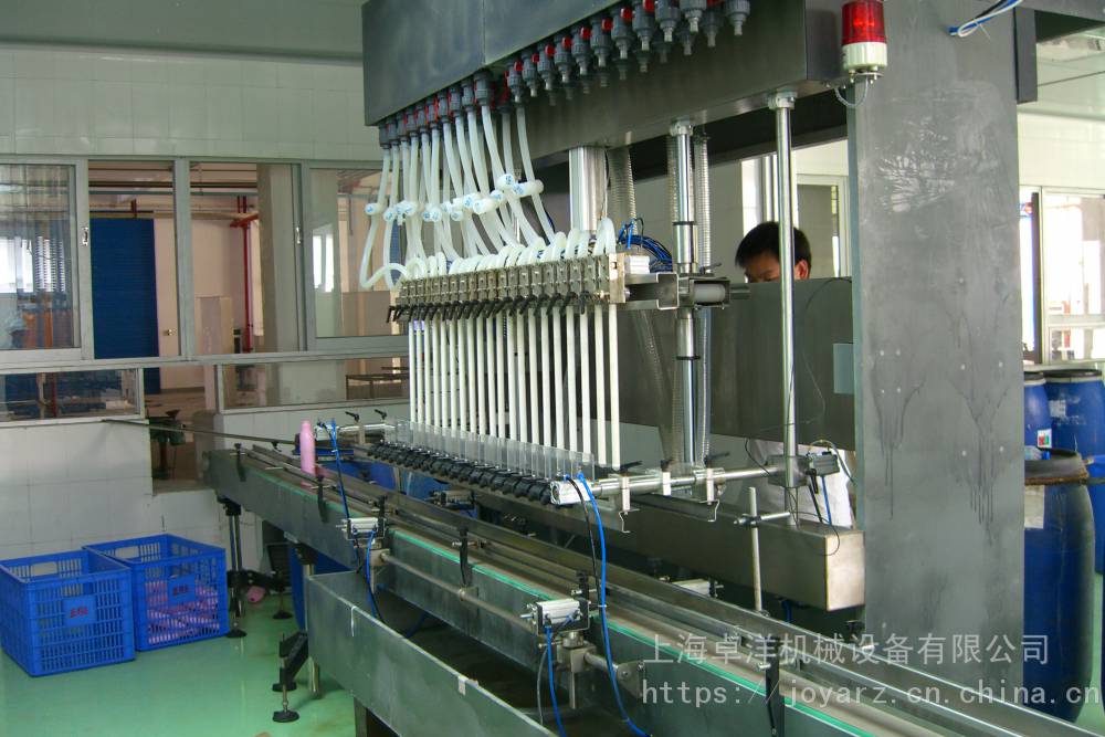 上海卓洋供应耐腐蚀防酸碱自动重力式灌装机