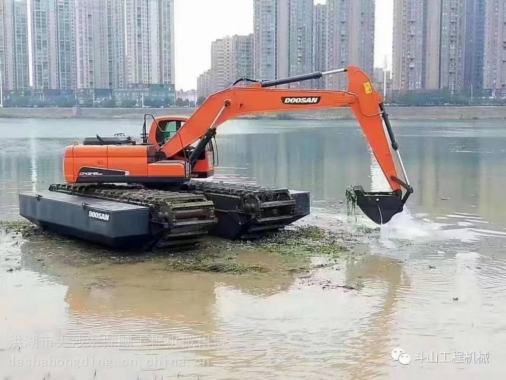 潮州水上浮船挖掘机租赁机构