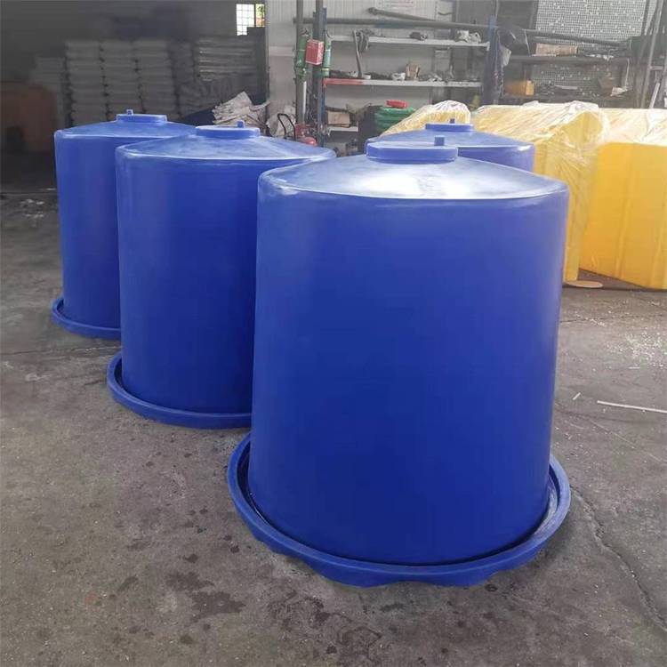 锥形500L丰年虫孵化桶 塑料孵化培育桶 8500L敞口养殖大桶